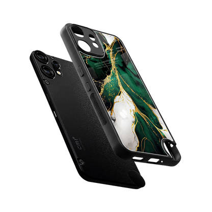 Emerald Luxe sleek cmf nothing phone 2 pro cover with tempered glass back and TPU edges