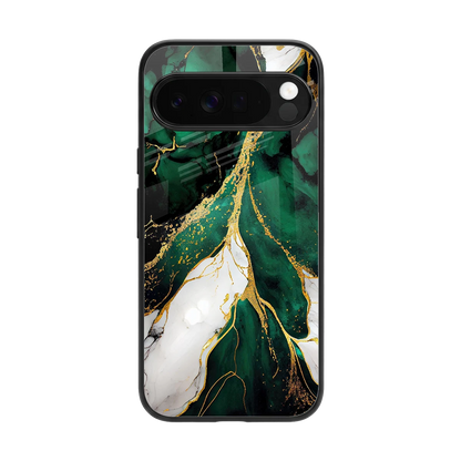 Emerald Luxe back phone cover | glass case for google pixel 10 pro xl