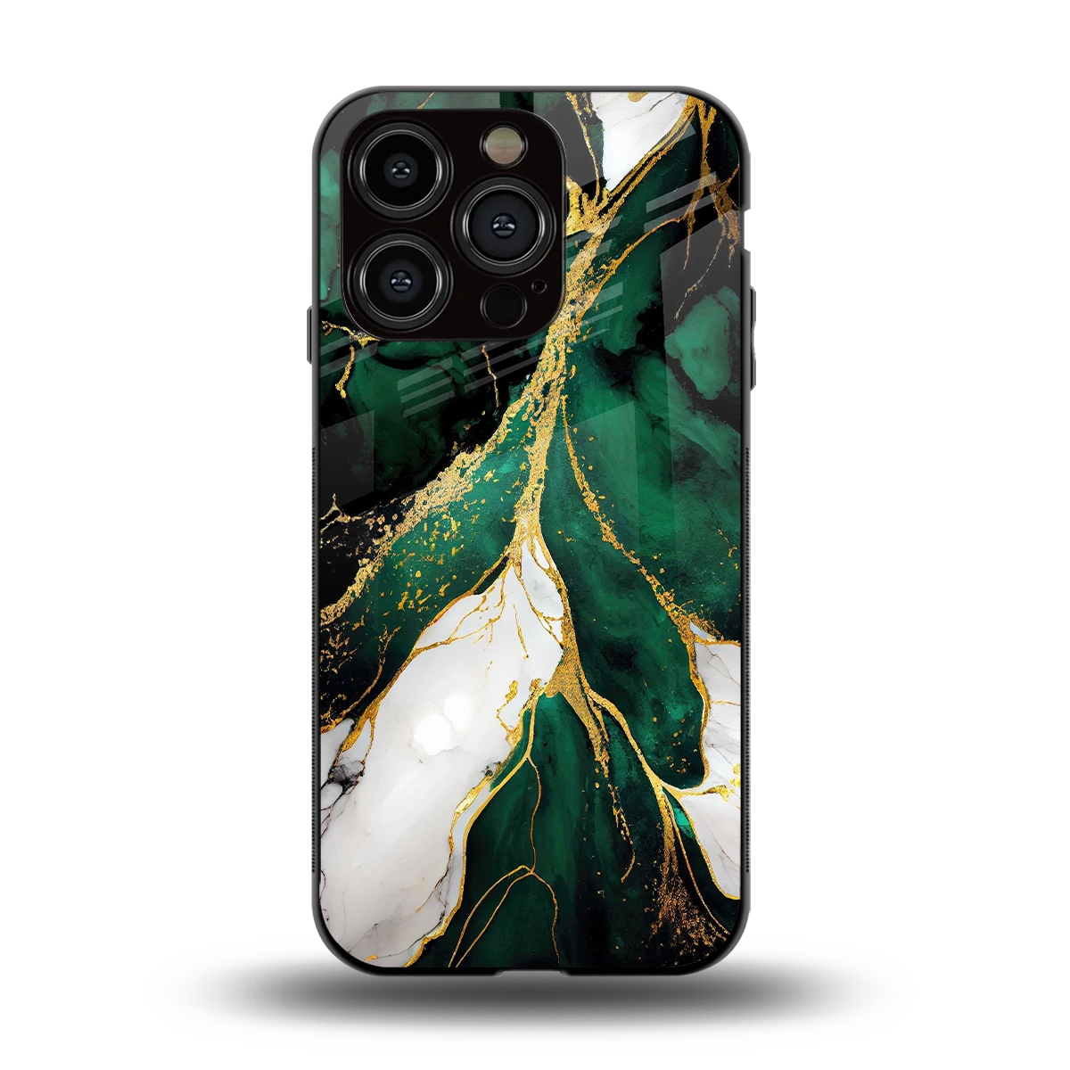 Emerald Luxe back phone cover | glass case for iphone 13 pro