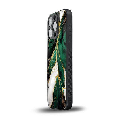 Emerald Luxe iphone 13 pro mobile cover | shockproof glass phone case