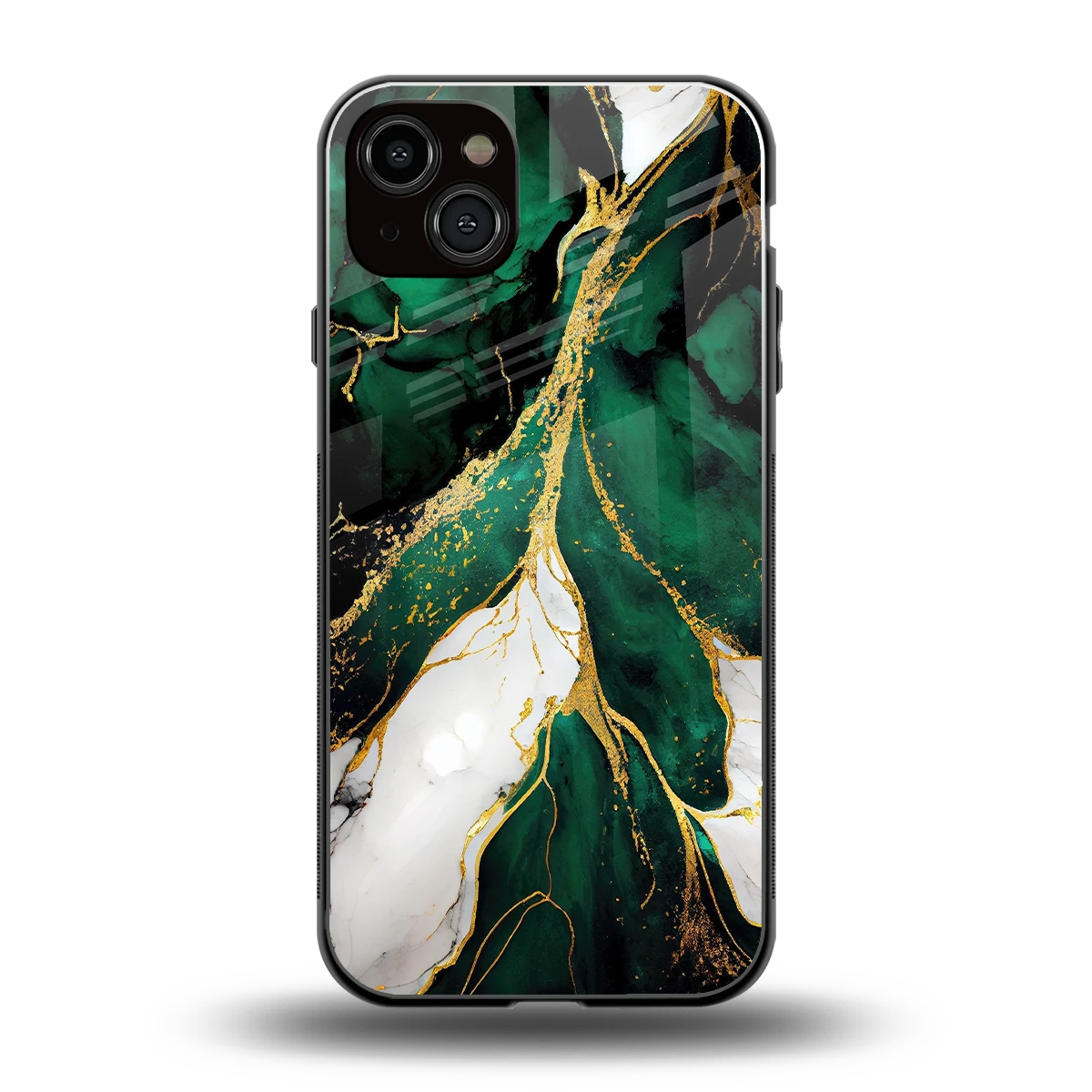 Emerald Luxe back phone cover | glass case for iphone 14 plus
