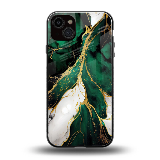 Emerald Luxe back phone cover | glass case for iphone 14 plus