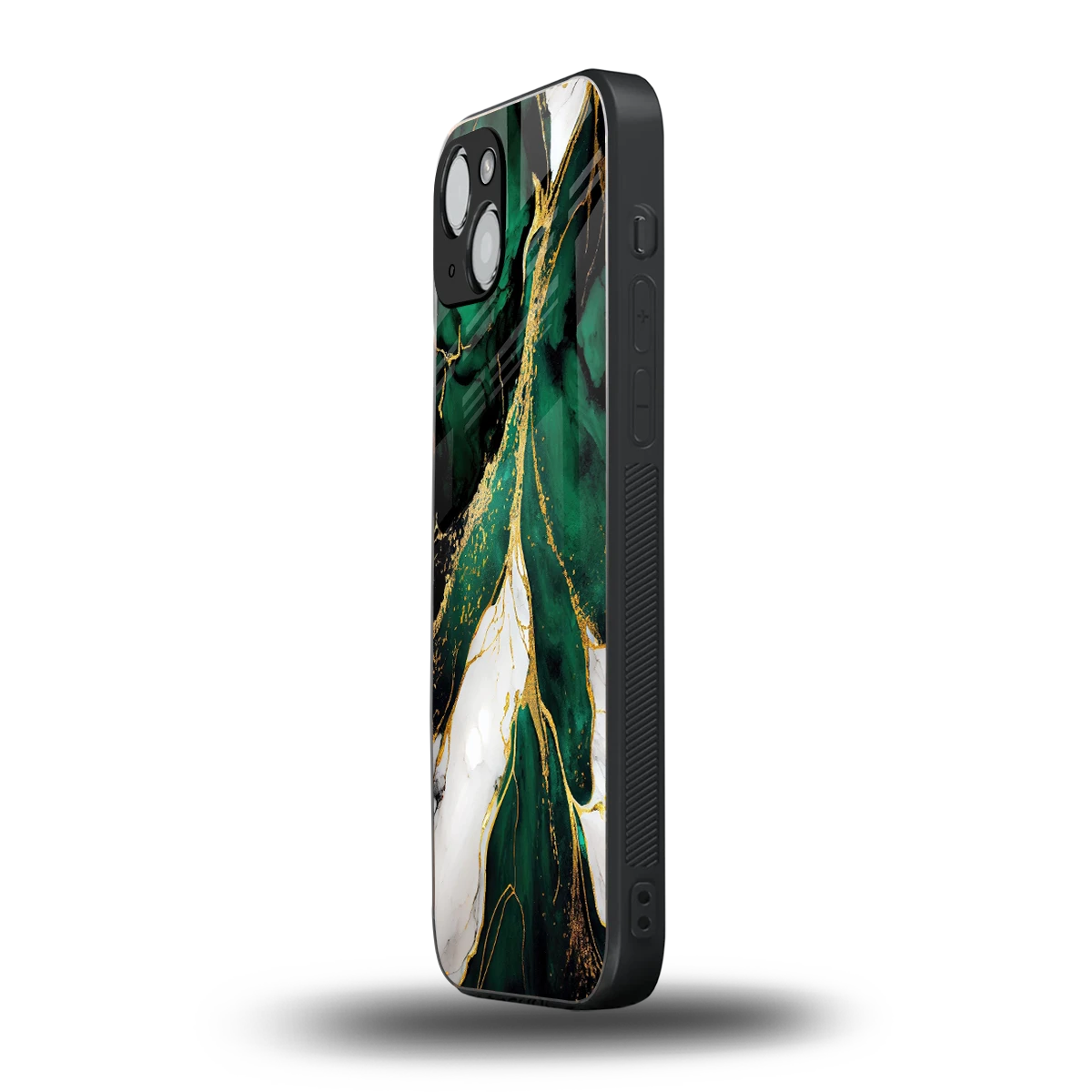 Emerald Luxe iphone 14 plus mobile cover | shockproof glass phone case