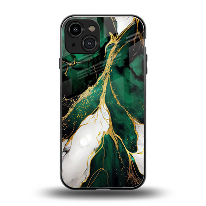 Emerald Luxe back phone cover | glass case for iphone 15