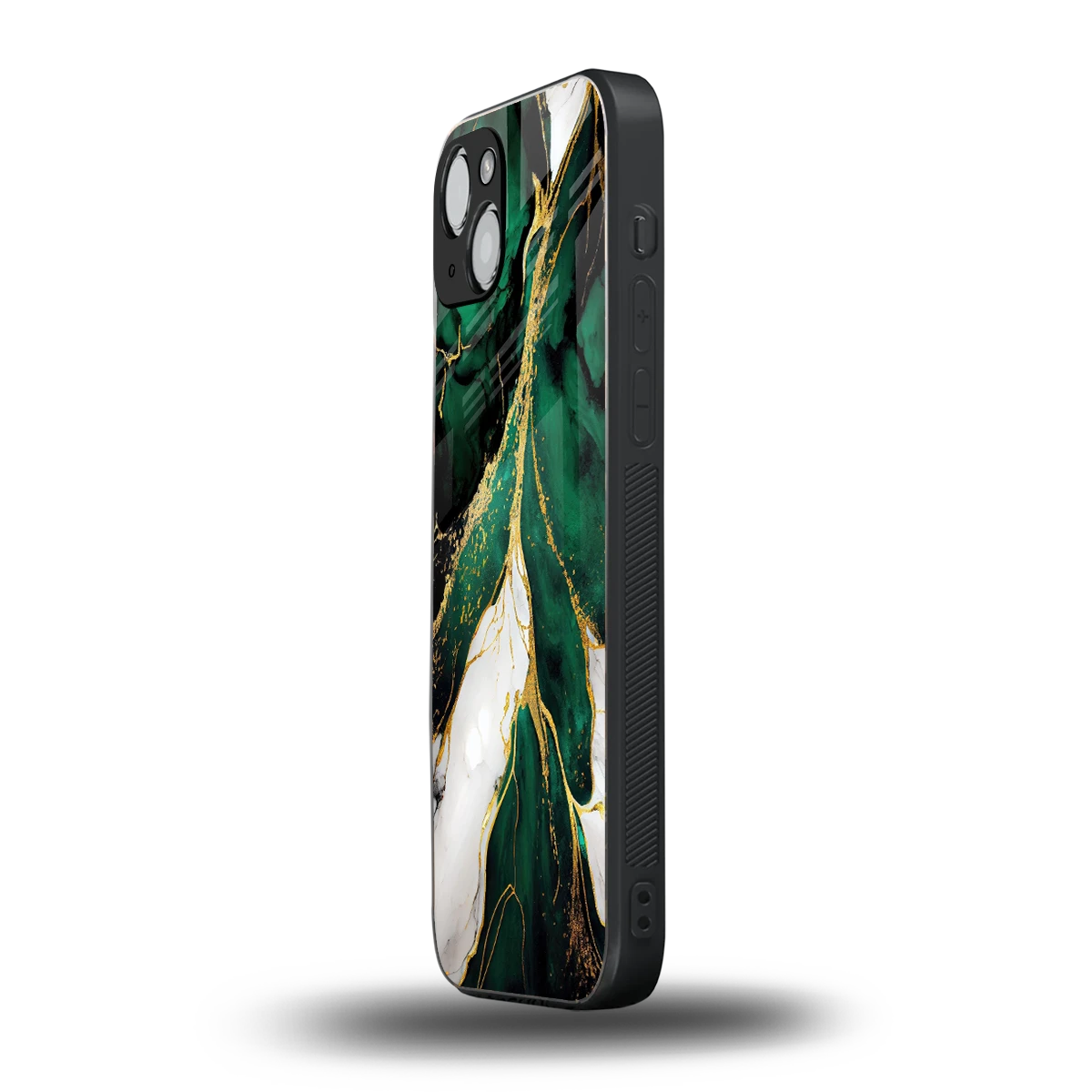 Emerald Luxe iphone 15 mobile cover | shockproof glass phone case
