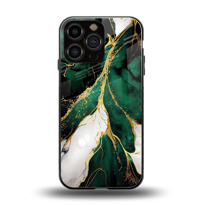Emerald Luxe back phone cover | glass case for iphone 16 pro max