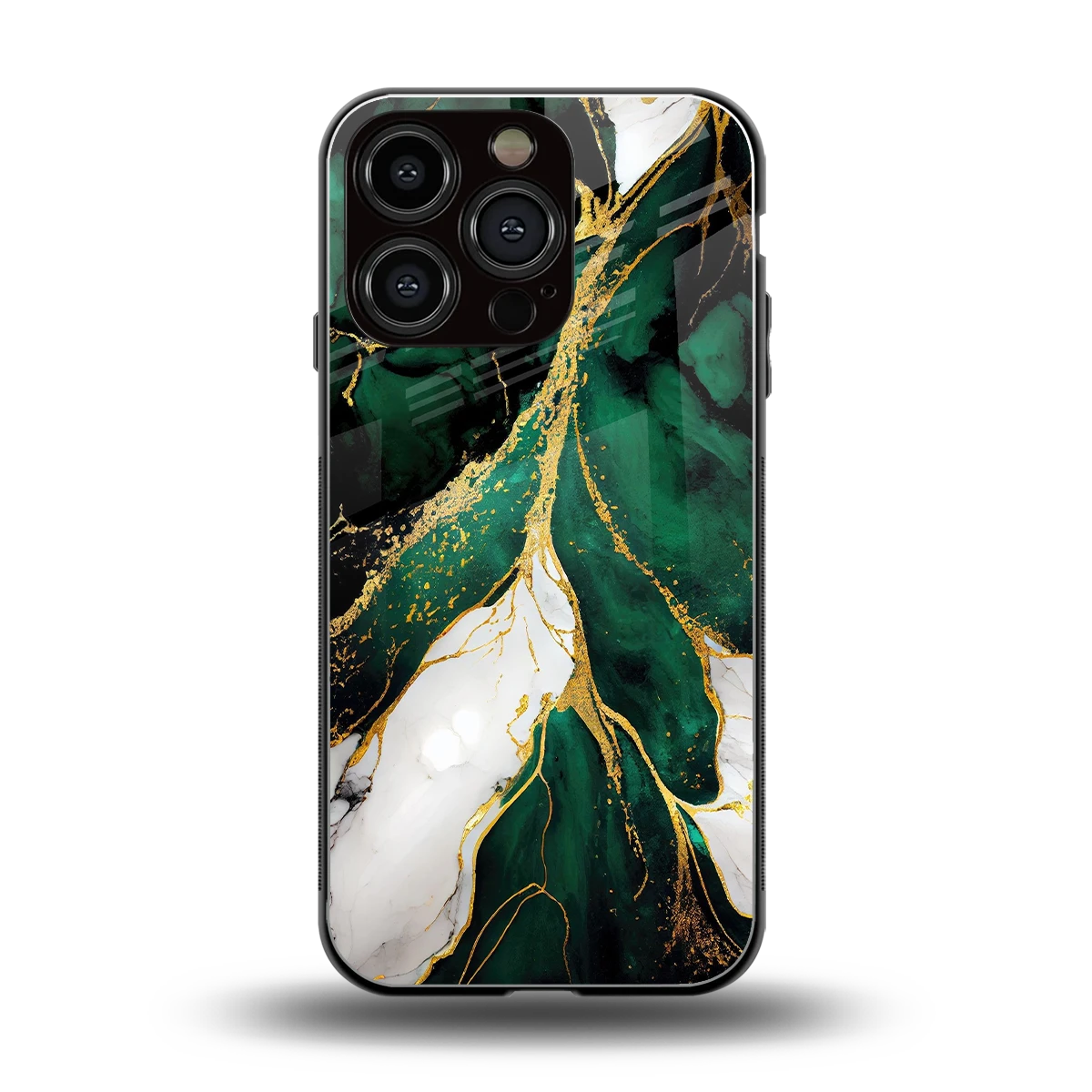 Emerald Luxe back phone cover | glass case for iphone 16 pro