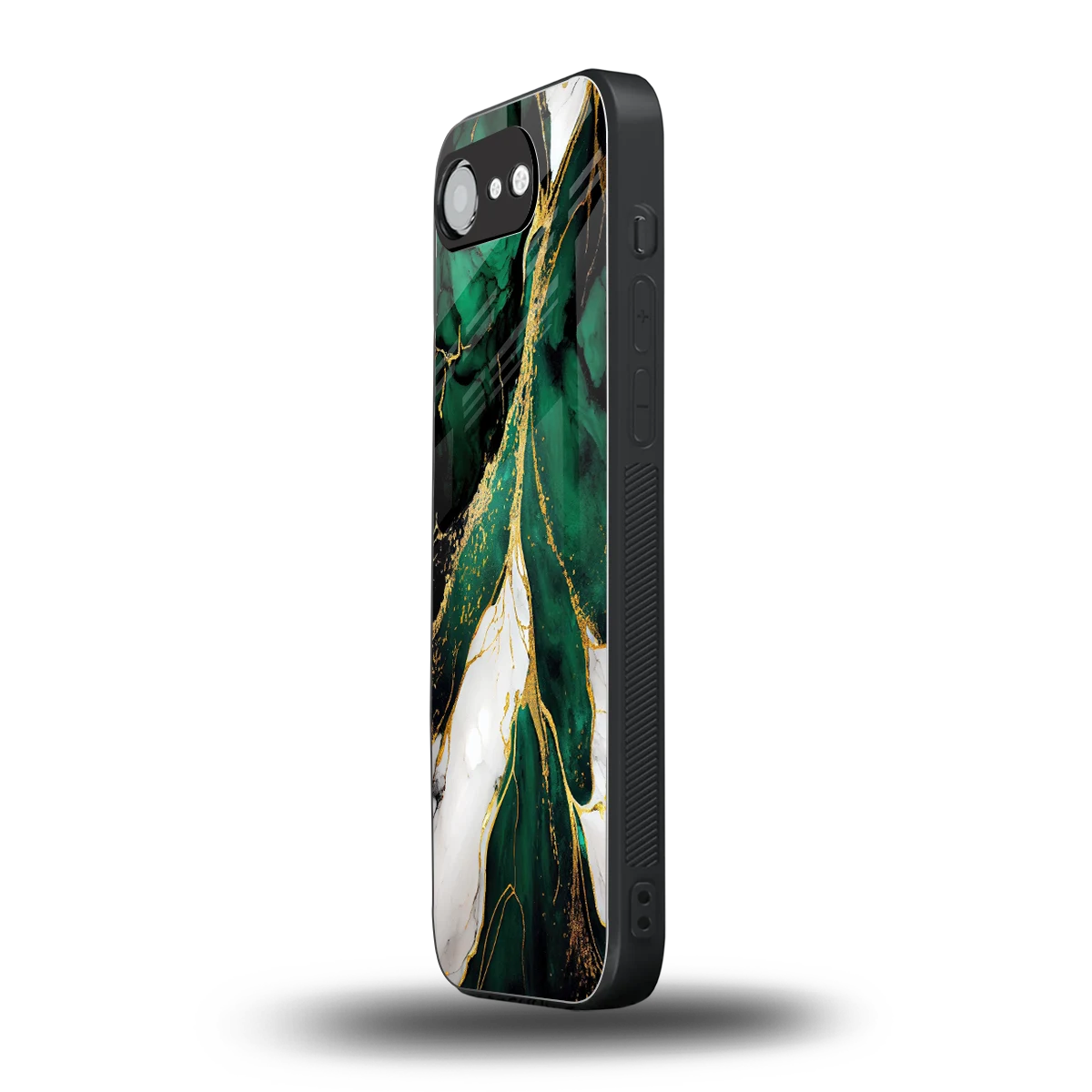 Emerald Luxe iphone 17e mobile cover | shockproof glass phone case