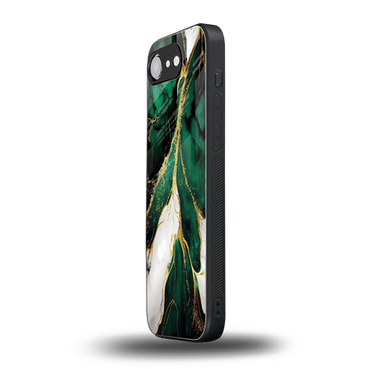 Emerald Luxe iphone 17e mobile cover | shockproof glass phone case