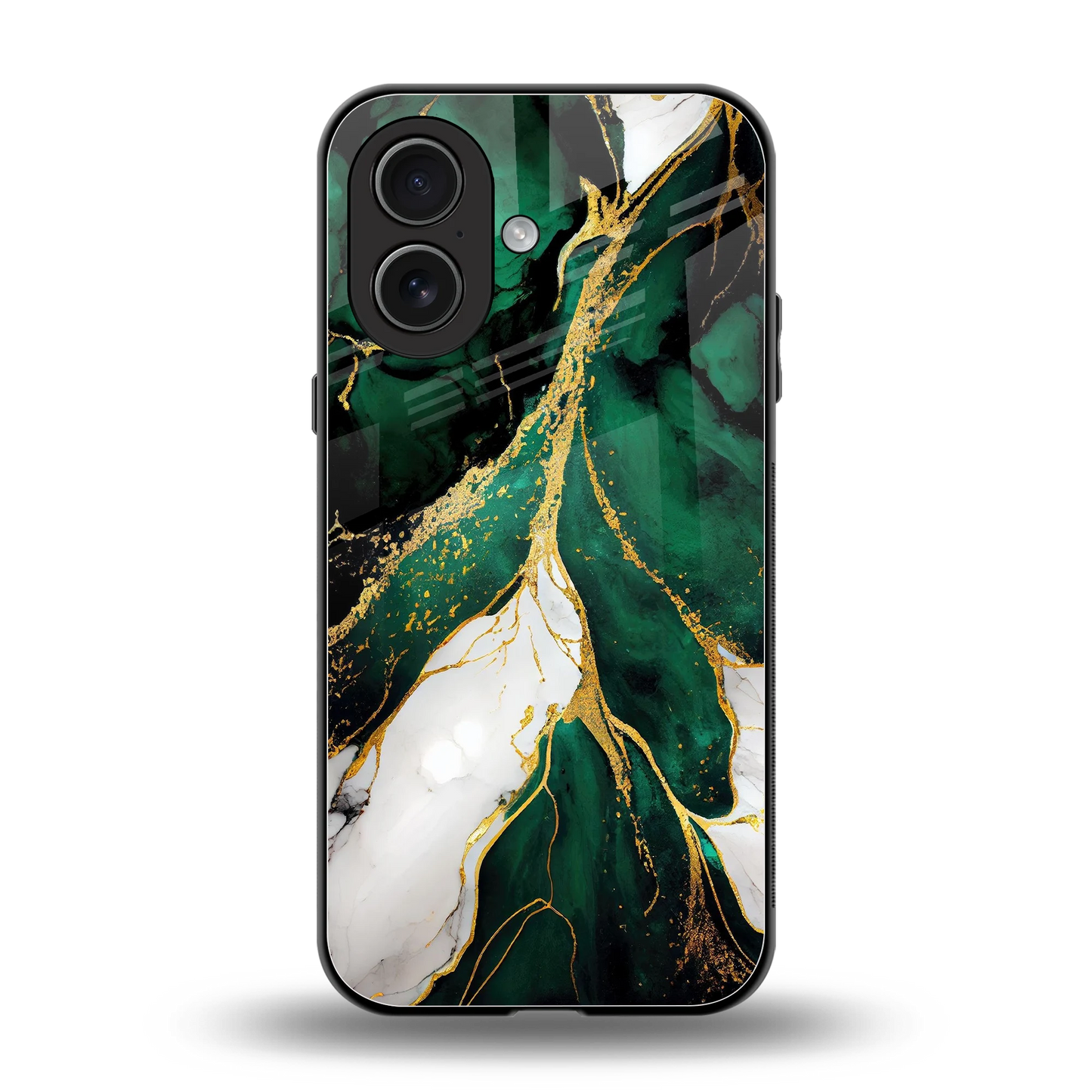 Emerald Luxe back phone cover | glass case for iphone 17