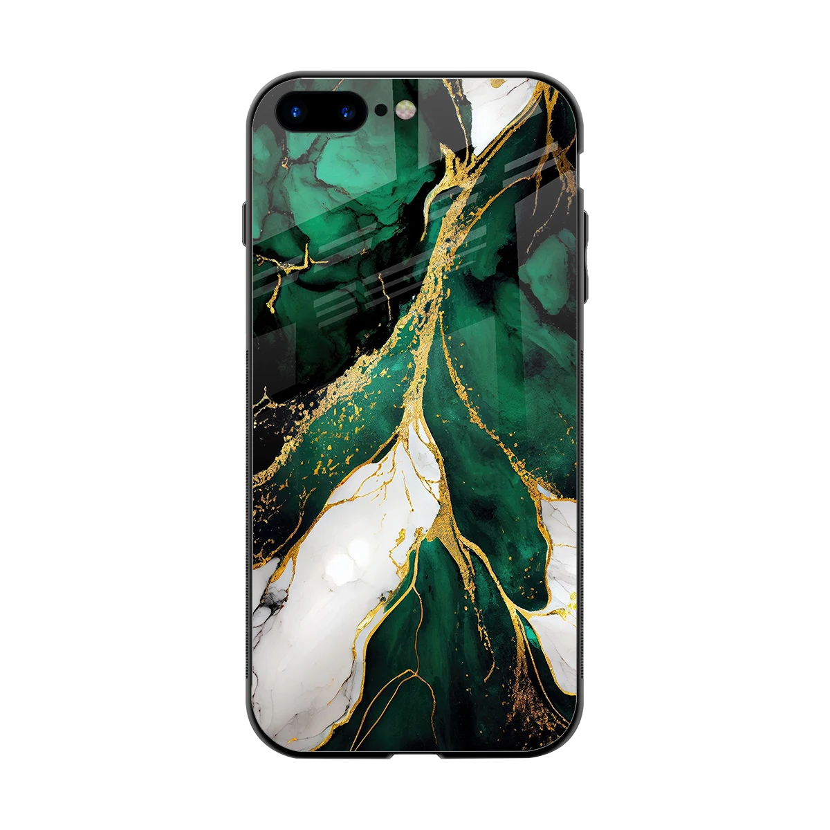 Emerald Luxe back phone cover | glass case for iphone 7 plus