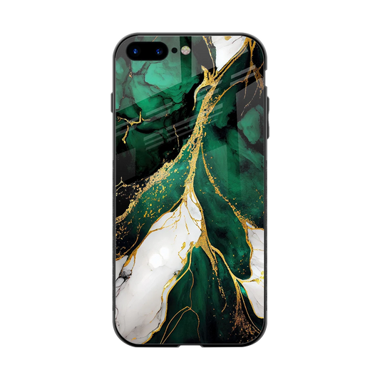 Emerald Luxe back phone cover | glass case for iphone 8 plus