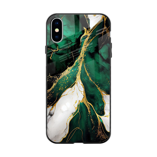 Emerald Luxe back phone cover | glass case for iphone x