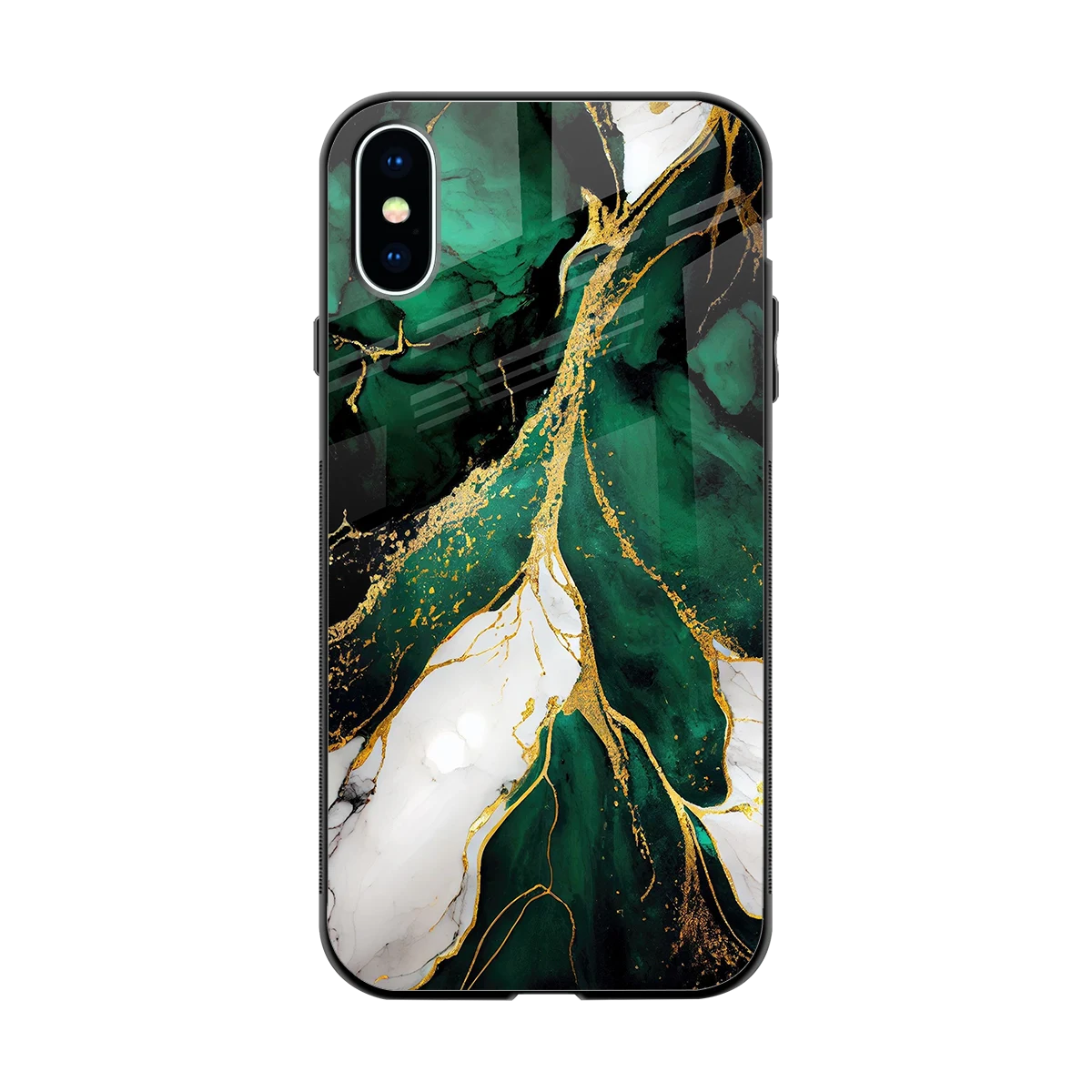 Emerald Luxe back phone cover | glass case for iphone xs