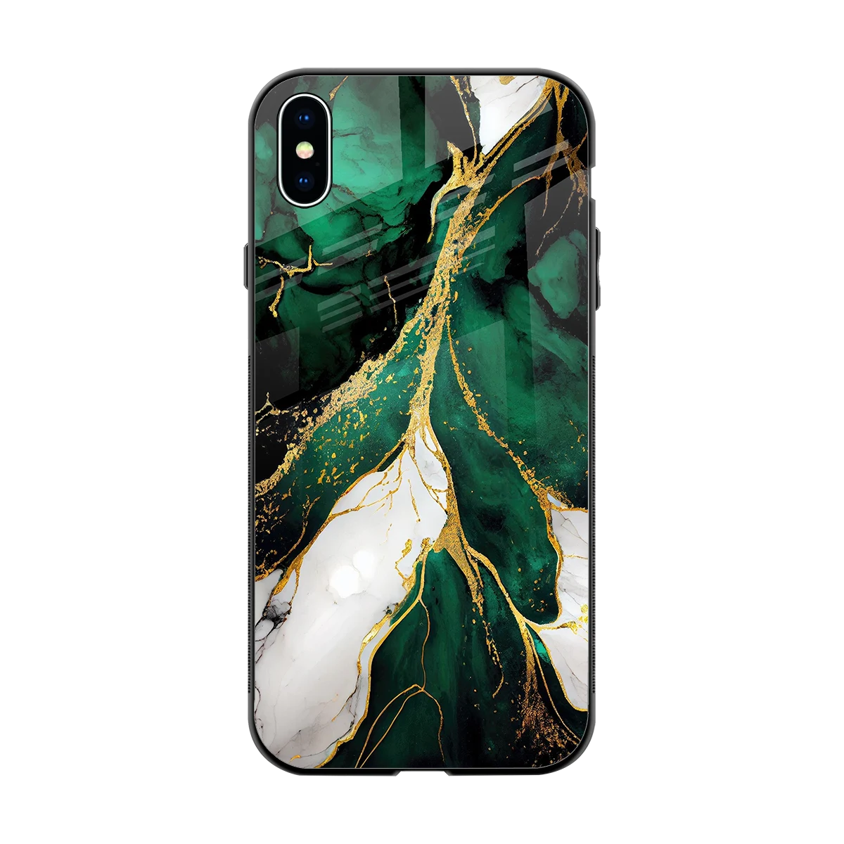 Emerald Luxe back phone cover | glass case for iphone xs max