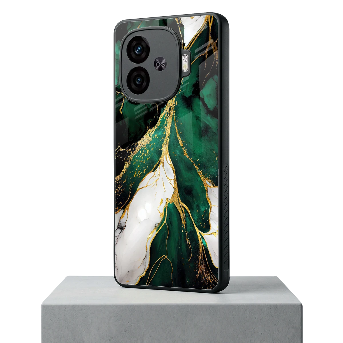 Emerald Luxe iqoo neo 10r 5g mobile cover | shockproof glass phone case