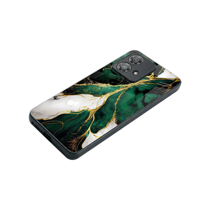 Emerald Luxe stylish phone case for motorola edge 40 neo 5g | glossy glass and slim fit