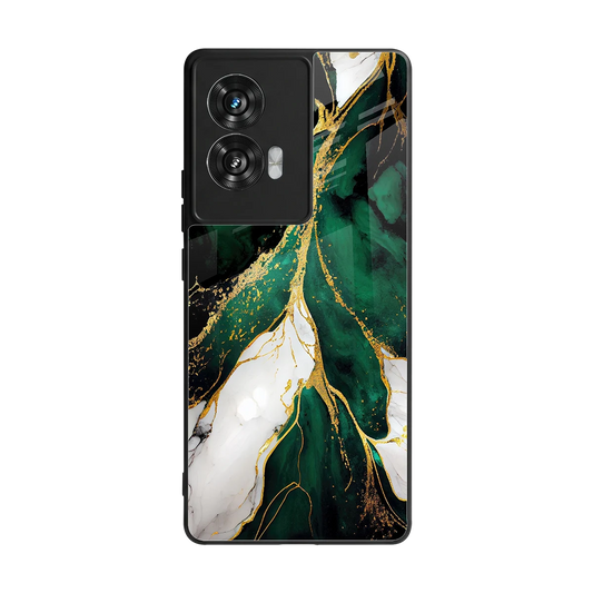 Emerald Luxe back phone cover | glass case for motorola edge 50 fusion