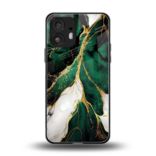 Emerald Luxe back phone cover | glass case for nothing phone 2