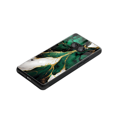 Emerald Luxe stylish phone case for nothing phone 2a | glossy glass and slim fit