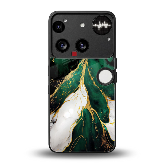 Emerald Luxe back phone cover | glass case for nothing phone 3