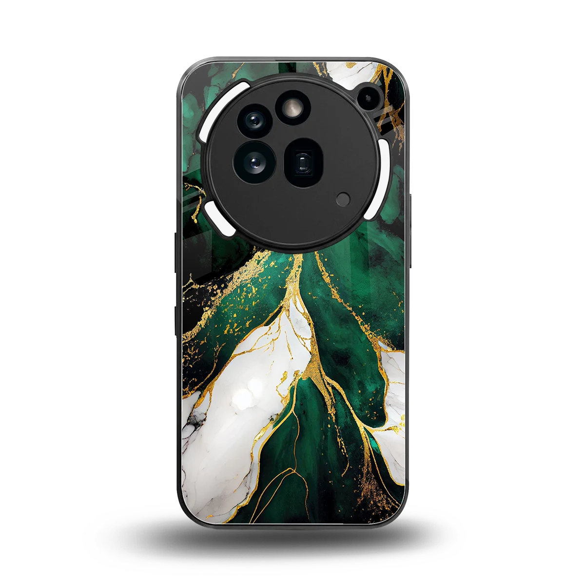 Emerald Luxe back phone cover | glass case for nothing phone 3a pro
