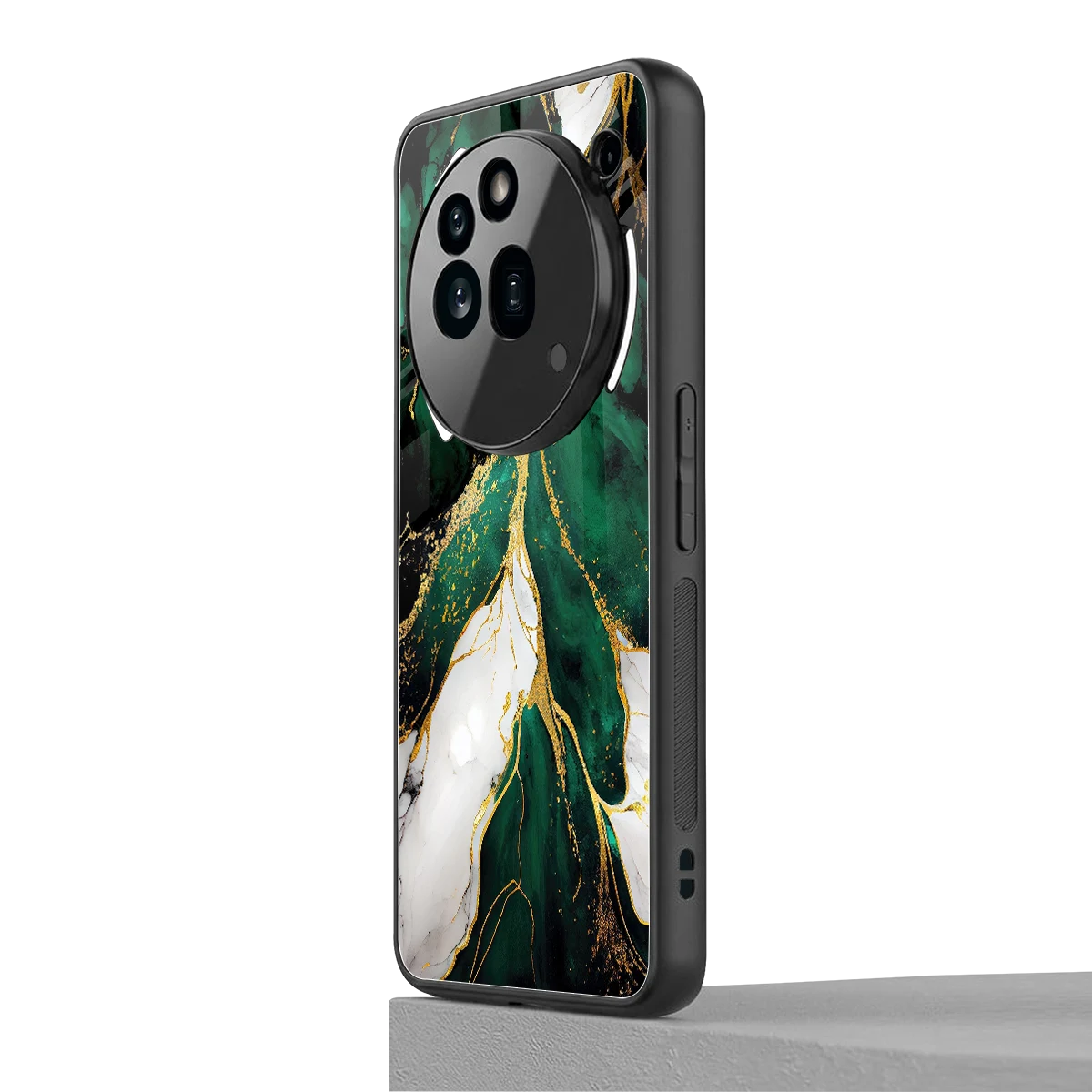 Emerald Luxe nothing phone 3a pro mobile cover | shockproof glass phone case