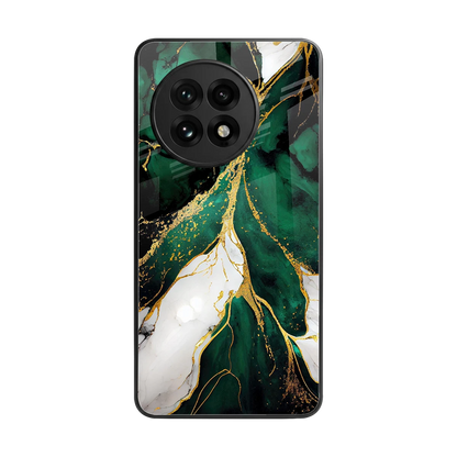 Emerald Luxe back phone cover | glass case for oneplus 13r