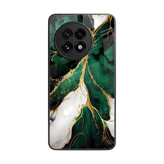 Emerald Luxe back phone cover | glass case for oneplus 13r