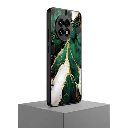 Emerald Luxe oneplus 13r mobile cover | shockproof glass phone case