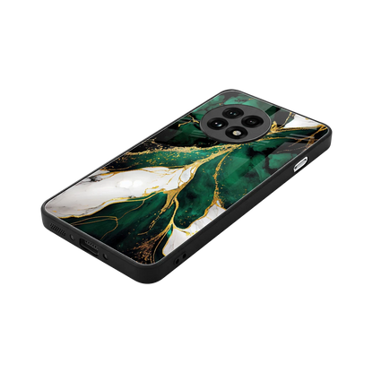 Emerald Luxe stylish phone case for oneplus 13r | glossy glass and slim fit