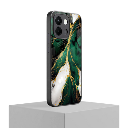 Emerald Luxe oneplus 13s mobile cover | shockproof glass phone case