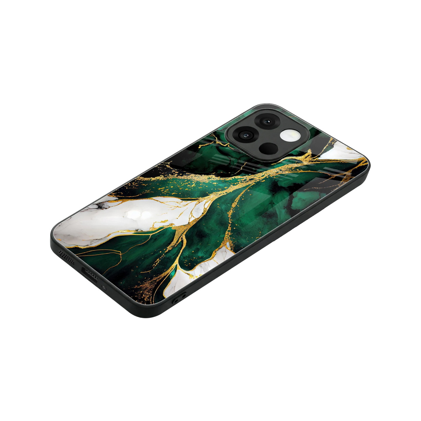 Emerald Luxe stylish phone case for oneplus 13s | glossy glass and slim fit