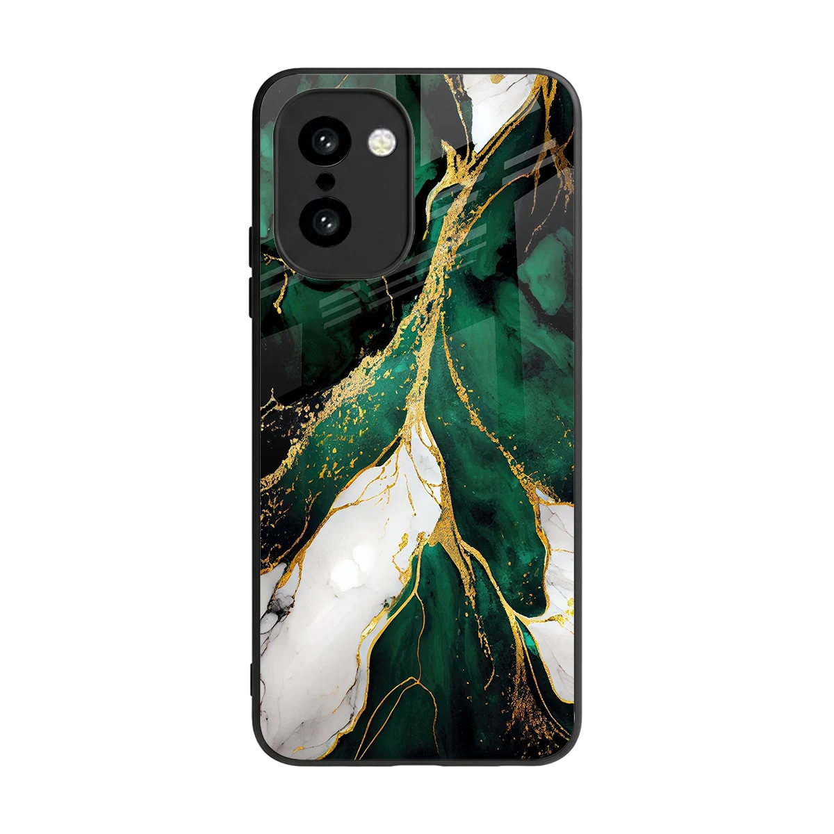 Emerald Luxe back phone cover | glass case for oneplus 15r