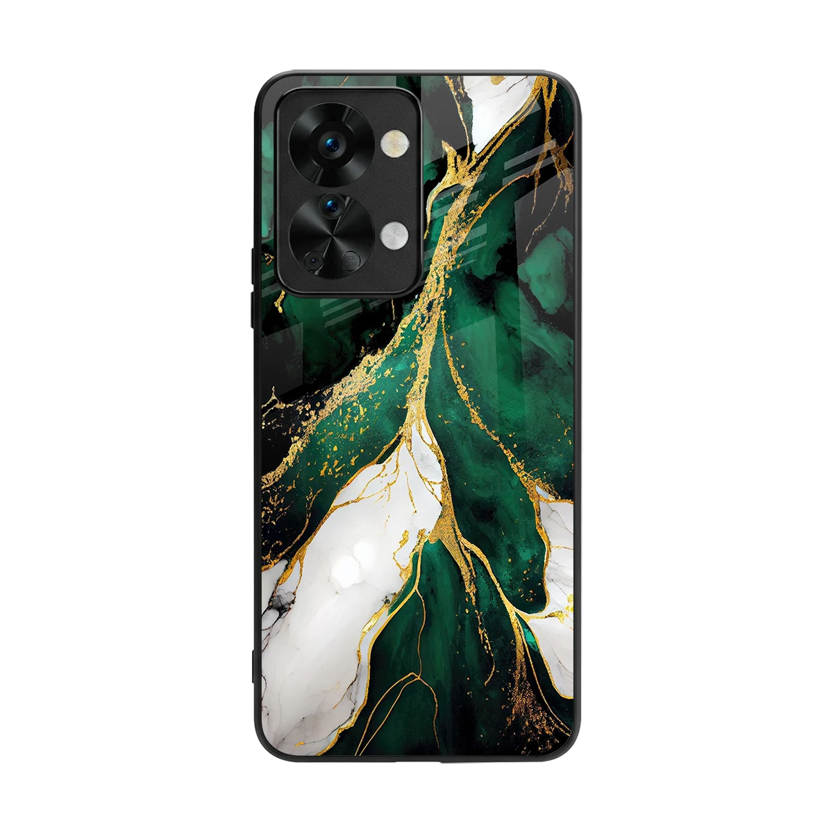 Emerald Luxe back phone cover | glass case for oneplus nord 2t