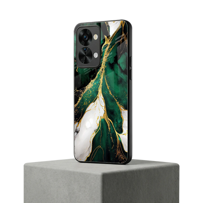 Emerald Luxe oneplus nord 2t mobile cover | shockproof glass phone case