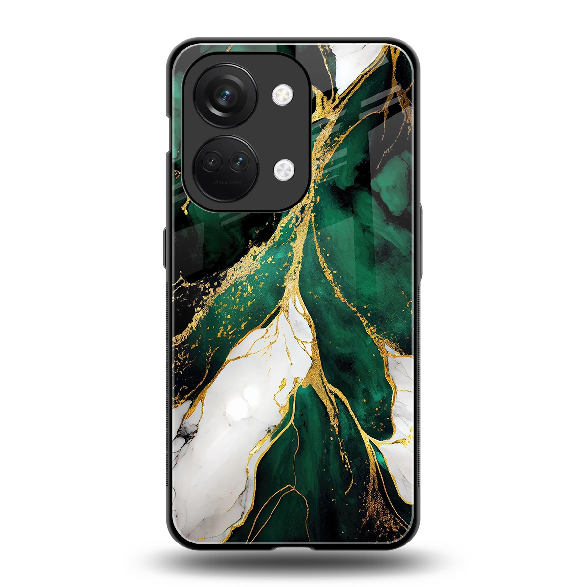 Emerald Luxe back phone cover | glass case for oneplus nord 3