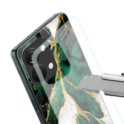 Emerald Luxe stylish phone case for oneplus nord 3 | glossy glass and slim fit