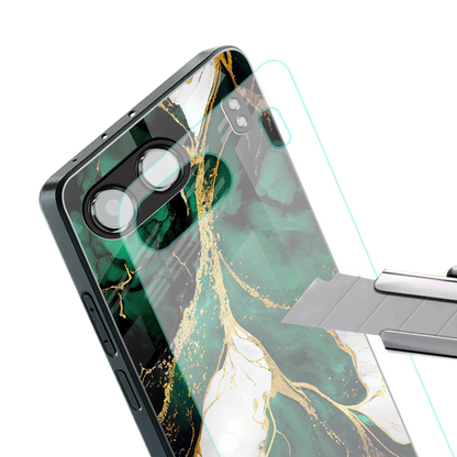 Emerald Luxe stylish phone case for oneplus nord 4 | glossy glass and slim fit