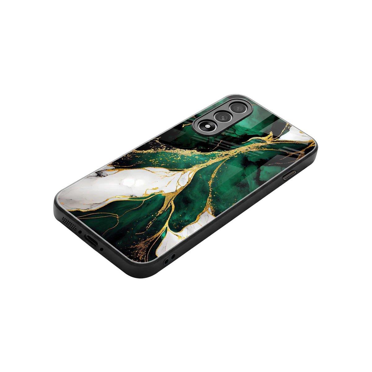 Emerald Luxe stylish phone case for oneplus nord 5 | glossy glass and slim fit