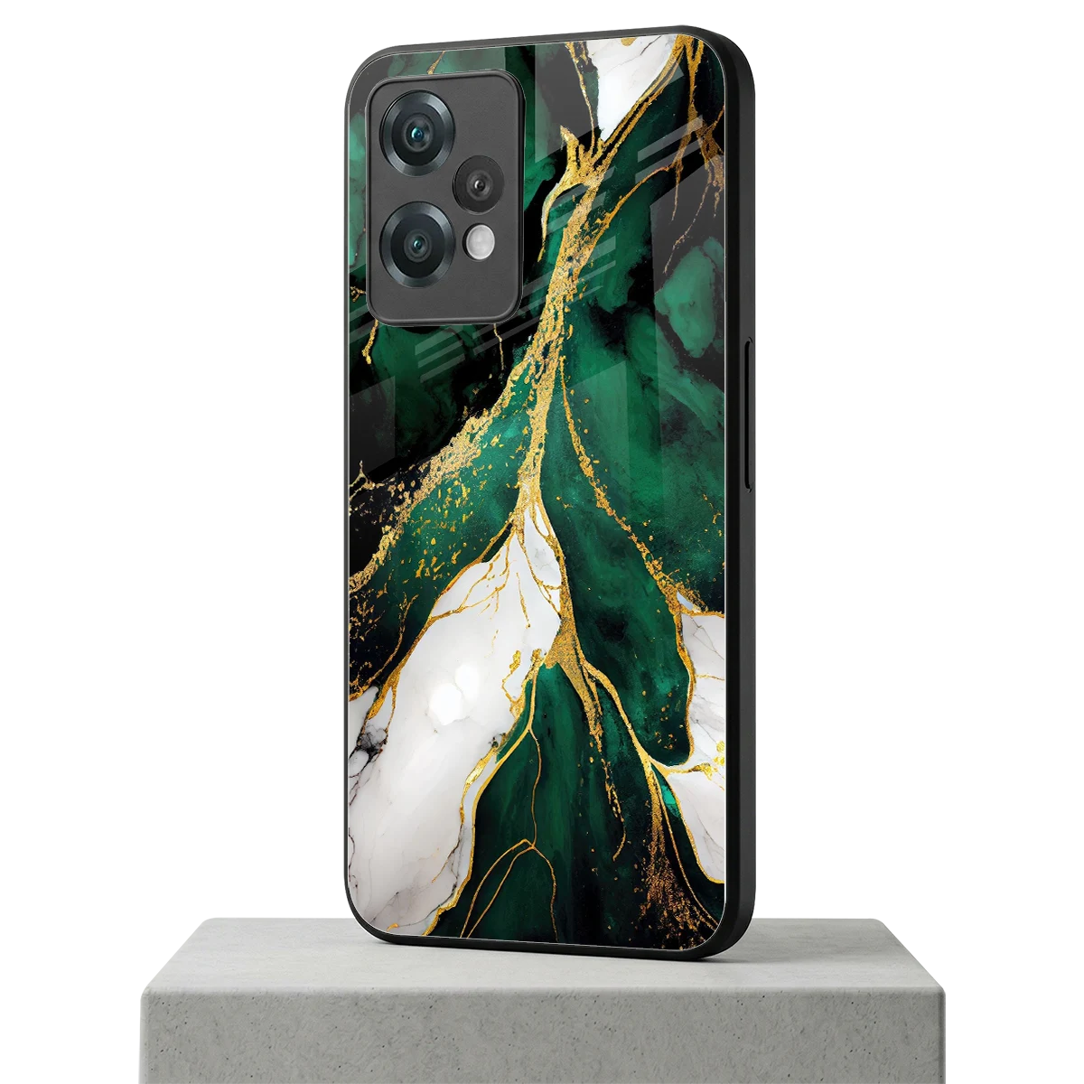 Emerald Luxe oneplus nord ce 2 lite mobile cover | shockproof glass phone case