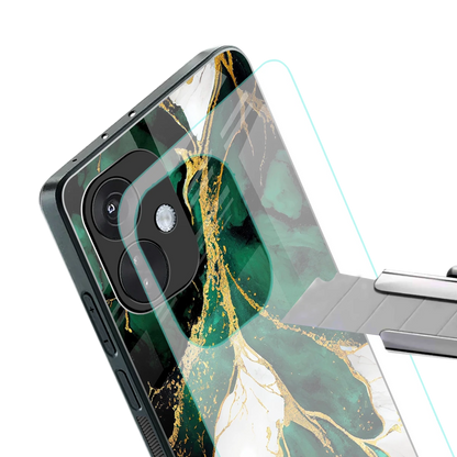 Emerald Luxe stylish phone case for oneplus nord ce 3 | glossy glass and slim fit