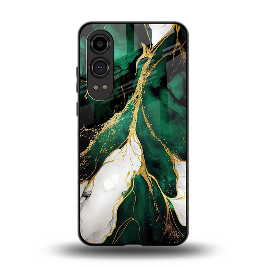 Emerald Luxe back phone cover | glass case for oneplus nord ce 4 lite