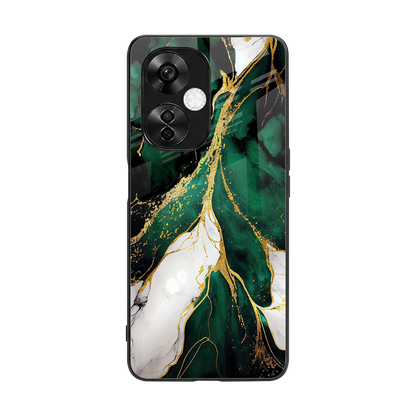Emerald Luxe back phone cover | glass case for oneplus nord ce 3 lite