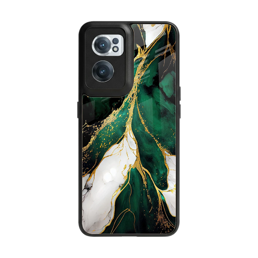 Emerald Luxe back phone cover | glass case for oneplus nord ce 2