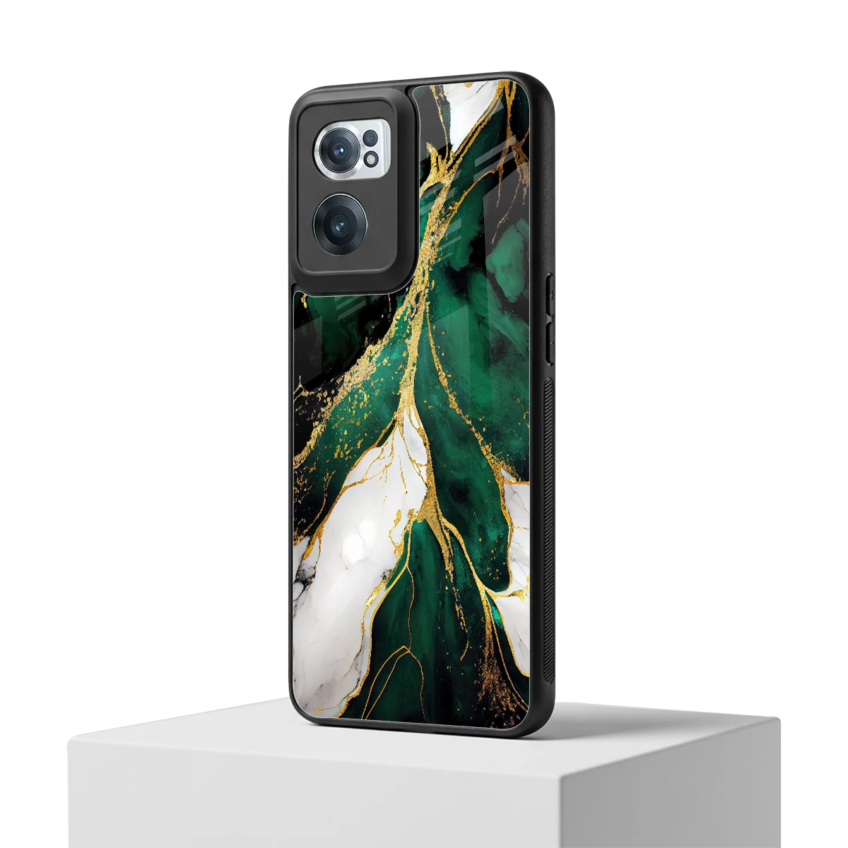Emerald Luxe oneplus nord ce 2 mobile cover | shockproof glass phone case