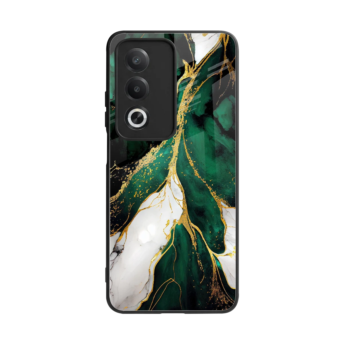 Emerald Luxe back phone cover | glass case for oppo a3 pro