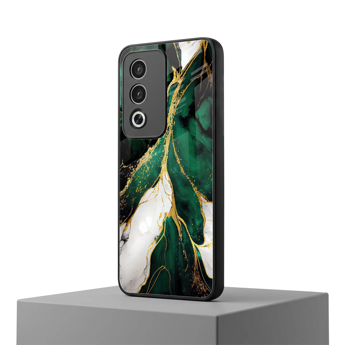 Emerald Luxe oppo a3 pro mobile cover | shockproof glass phone case