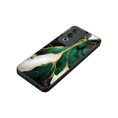 Emerald Luxe stylish phone case for oppo a3 pro | glossy glass and slim fit