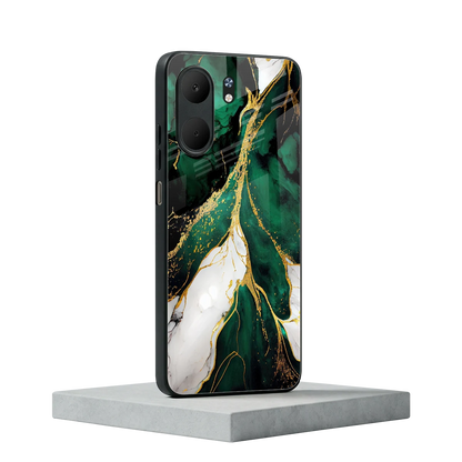 Emerald Luxe oppo a5x 5g mobile cover | shockproof glass phone case